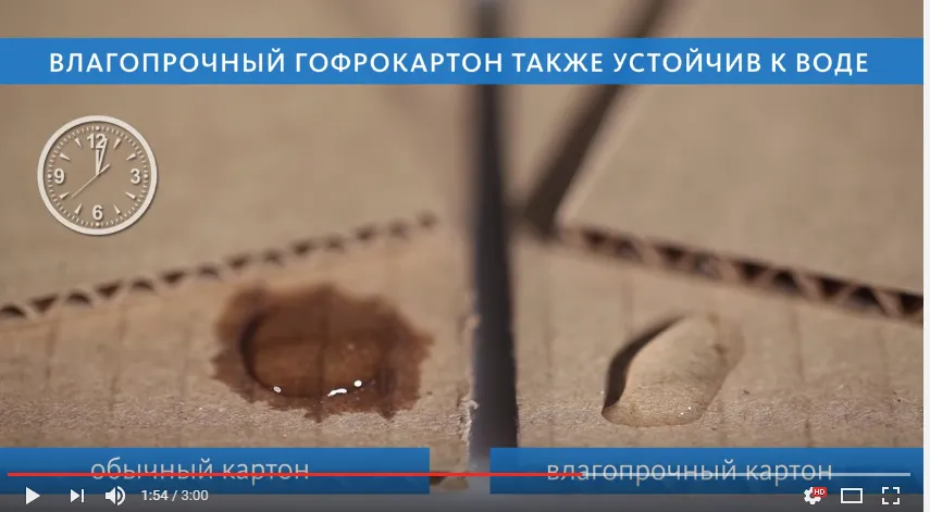 Компания «РуссКартон» разместила в сети видеопрезентацию влагопрочного картона Компания «РуссКартон» разместила в сети видеопрезентацию влагопрочного картона
